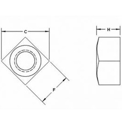 Stainless-Steel-Square-Nuts-Dimension